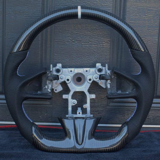 2014-2017 Q50 Carbon Fiber Steering Wheel v1 - VQ Fanatics