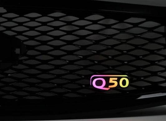 Q50 RGB Front Grill Badge