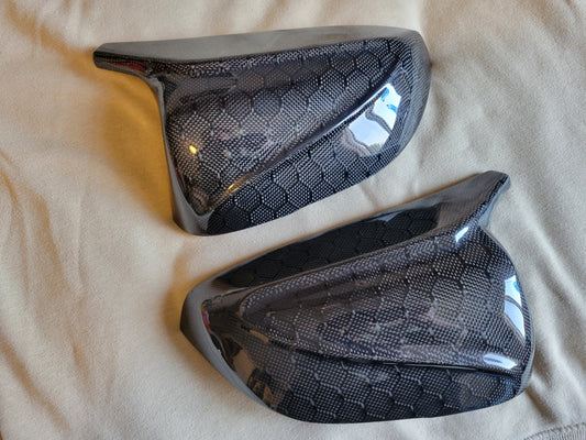 Honeycomb v2 M-Style Mirror Caps - VQ Fanatics