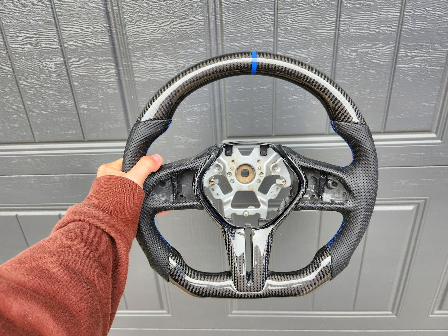 Q50 Q60 Carbon Fiber Steering Wheel v2 - VQ Fanatics