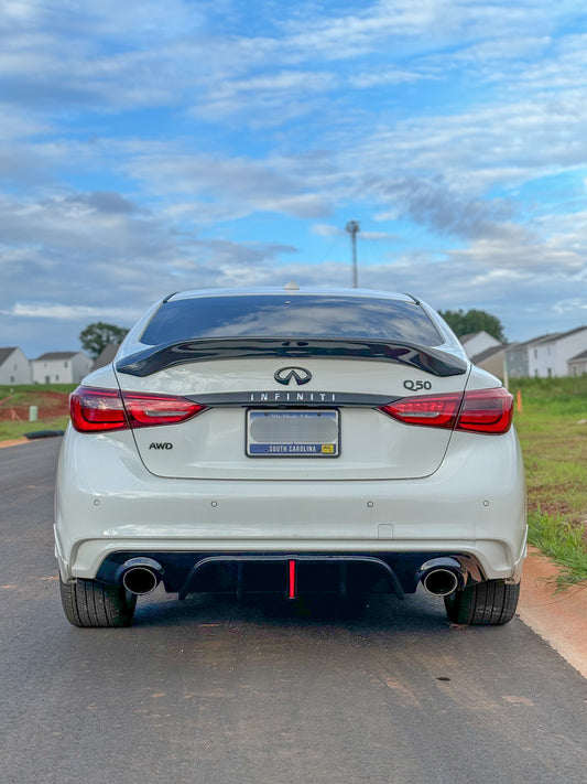 V2 Rear Diffuser for Infiniti Q50 - VQ Fanatics