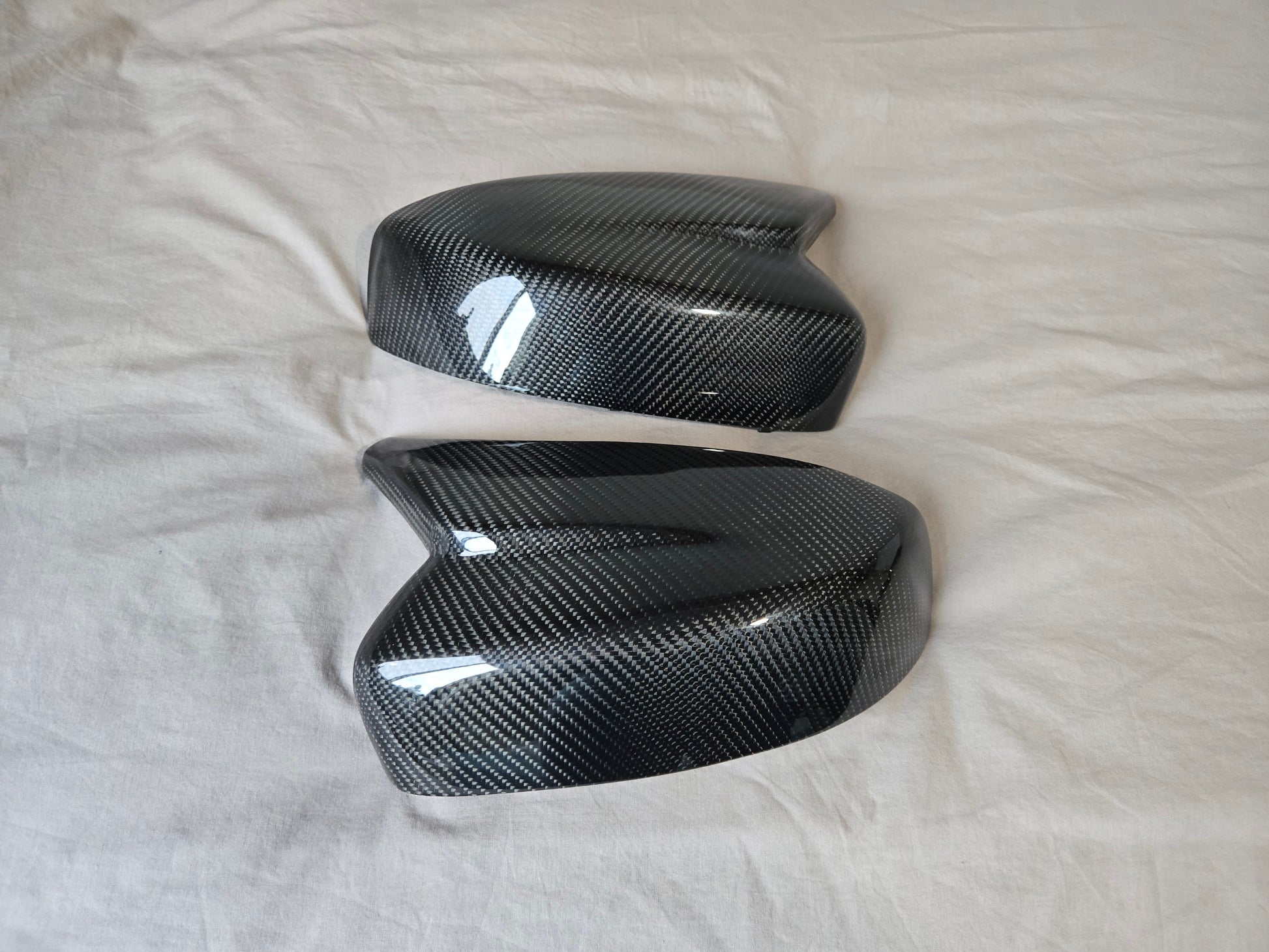 G37 Carbon Fiber M-Style Mirror Caps (Replacement) - VQ Fanatics