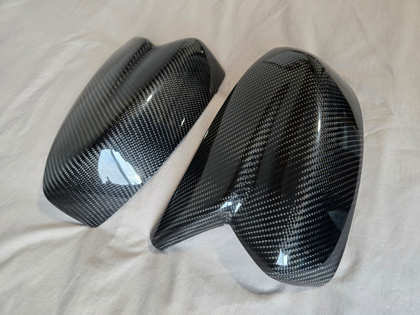 G37 Carbon Fiber M-Style Mirror Caps (Replacement) - VQ Fanatics