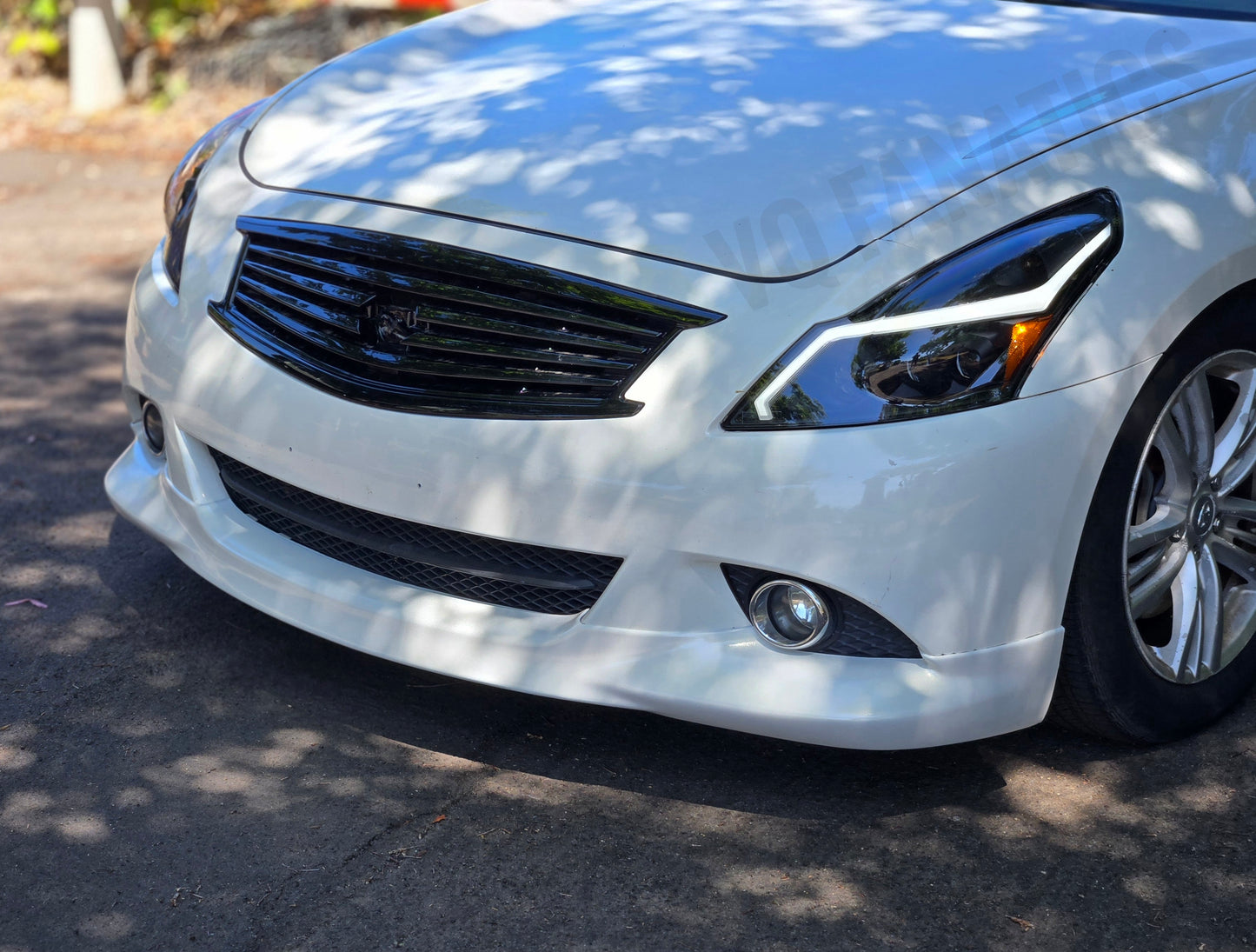 G37 Sedan OEM+ Style One-Piece Front Lip - VQ Fanatics