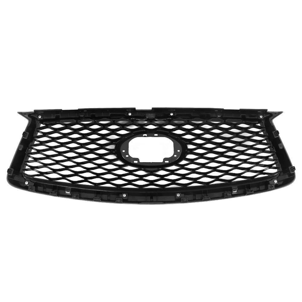 Gloss Black Upper Grill for 2019-2023 INFINITI QX50 (With Camera Option)