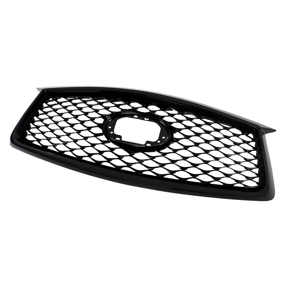 Gloss Black Upper Grill for 2019-2023 INFINITI QX50 (Without Camera Option)