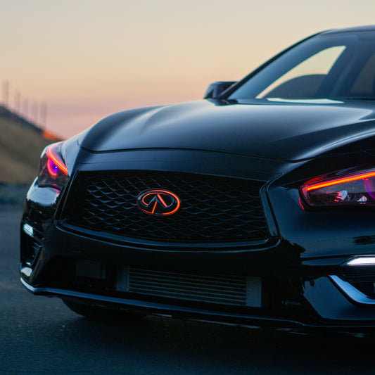Q50 RGB v2 (Flowing) LED Emblem (BACKORDERED) - VQ Fanatics