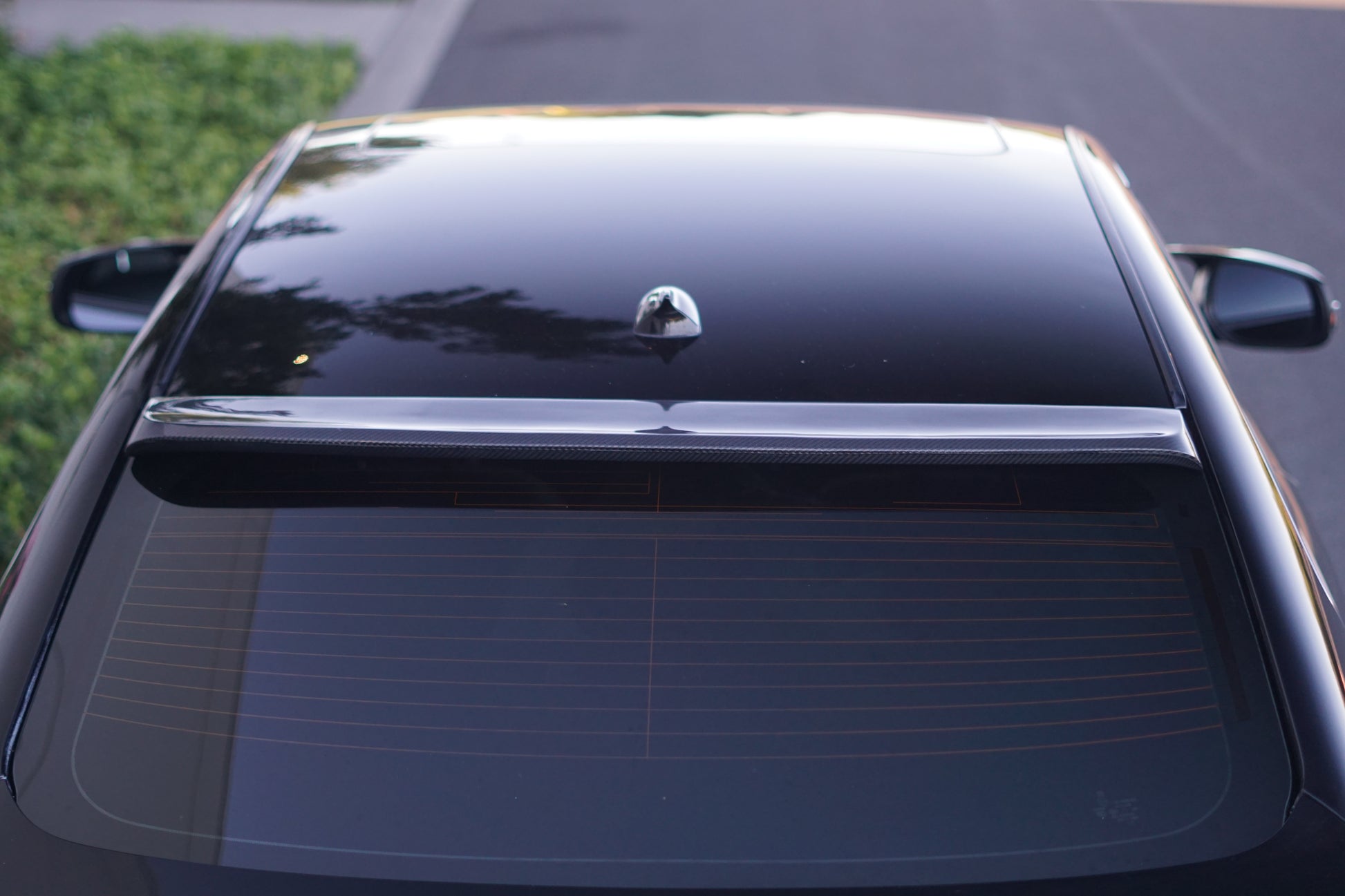 Q50 Carbon Fiber Rear Roof Spoiler v1 - VQ Fanatics