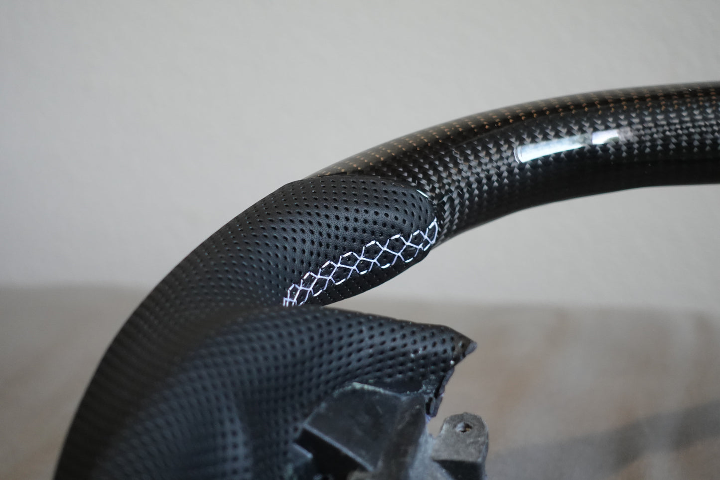 G37 Custom Carbon Fiber Steering Wheel