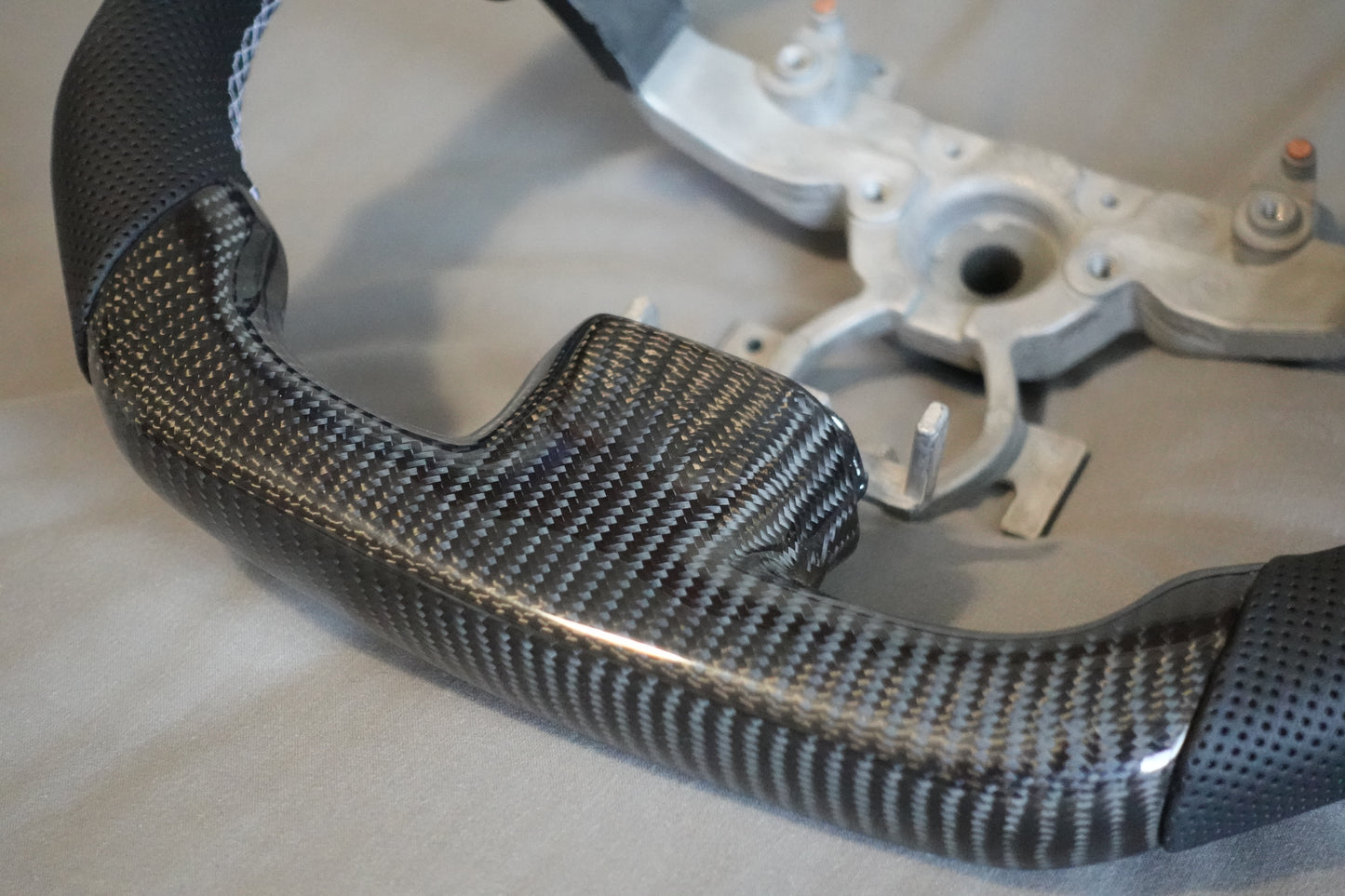 G37 Custom Carbon Fiber Steering Wheel