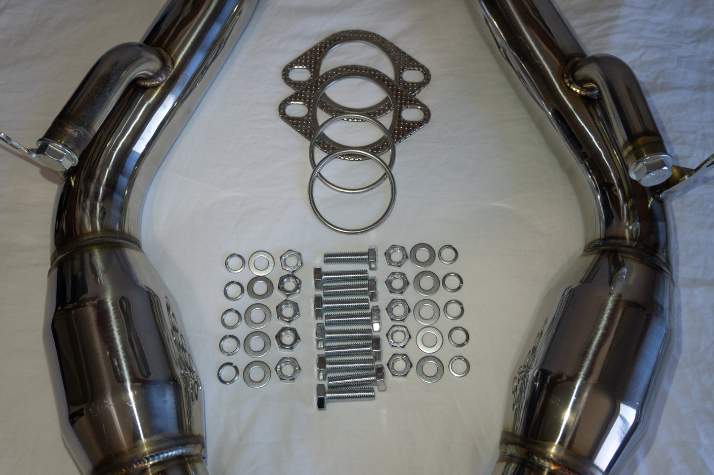 G37 G35 370z 350z Resonated Test Pipes VQ Fanatics 350z Q50 VQ35 VQ37 Hardware Bolts