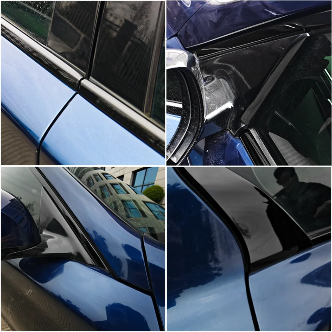 Gloss Black Window Trim Chrome Delete for 2014-2024 INFINITI Q50 (Stainless Steel) - VQ Fanatics