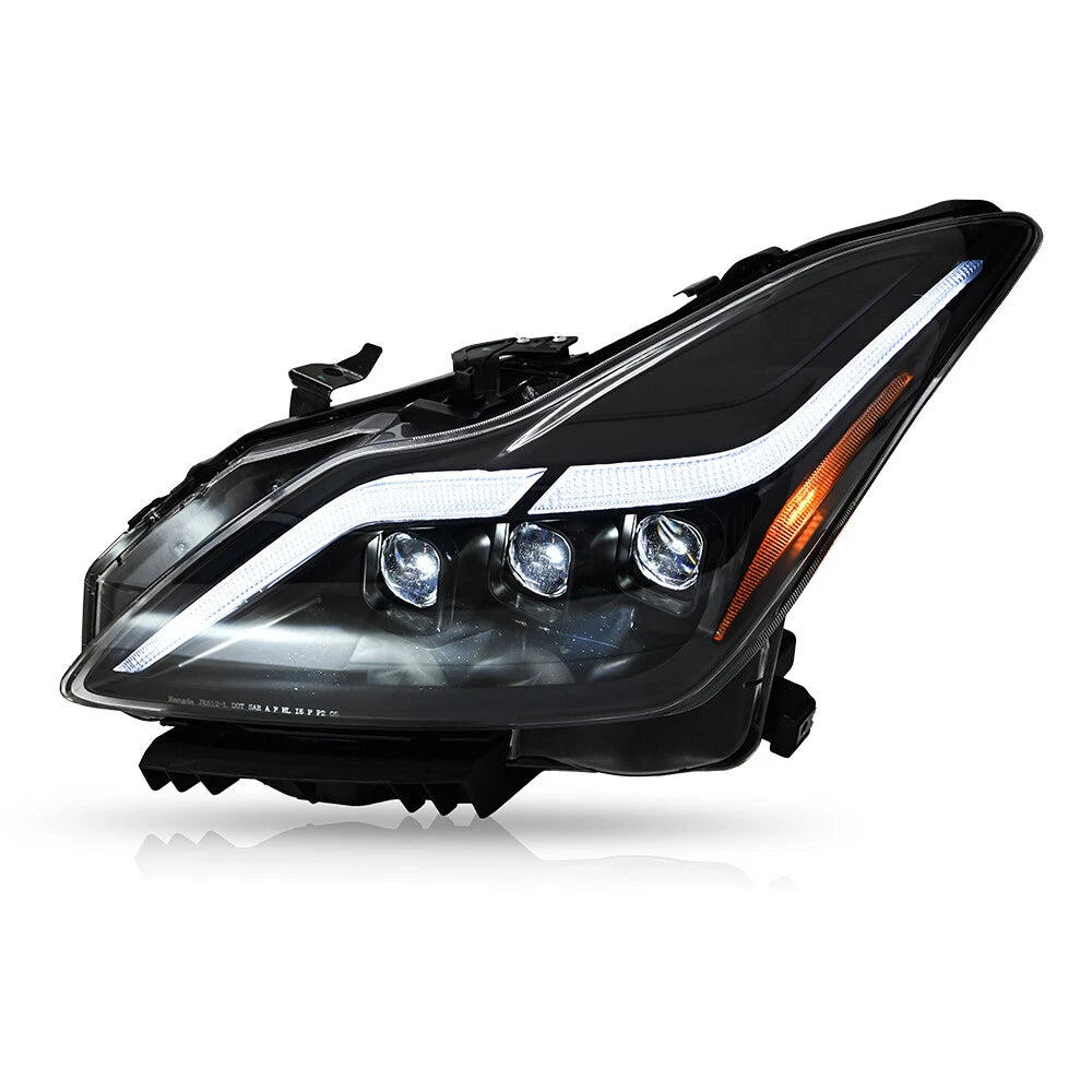 GTR Style LED Headlights for INFINITI G37 Q60 coupe (VQTR-37c)