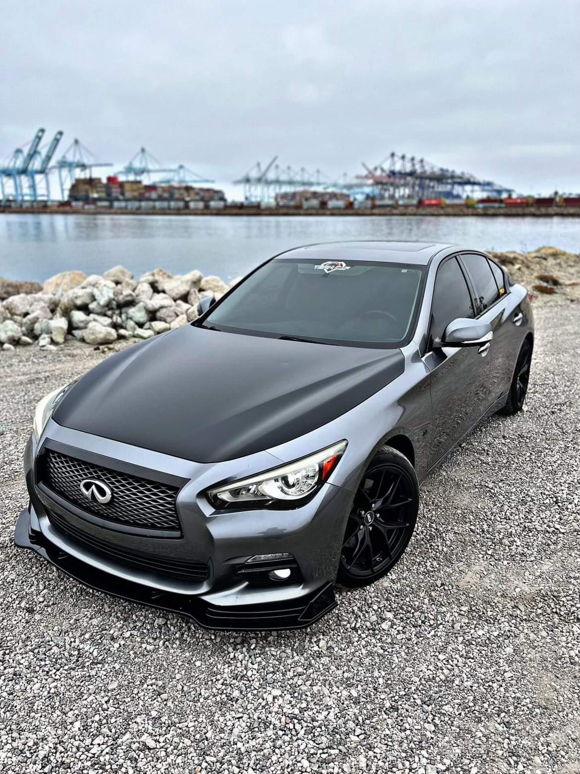 2014-2017 Q50 Front Lip Splitter (3-piece) - VQ Fanatics