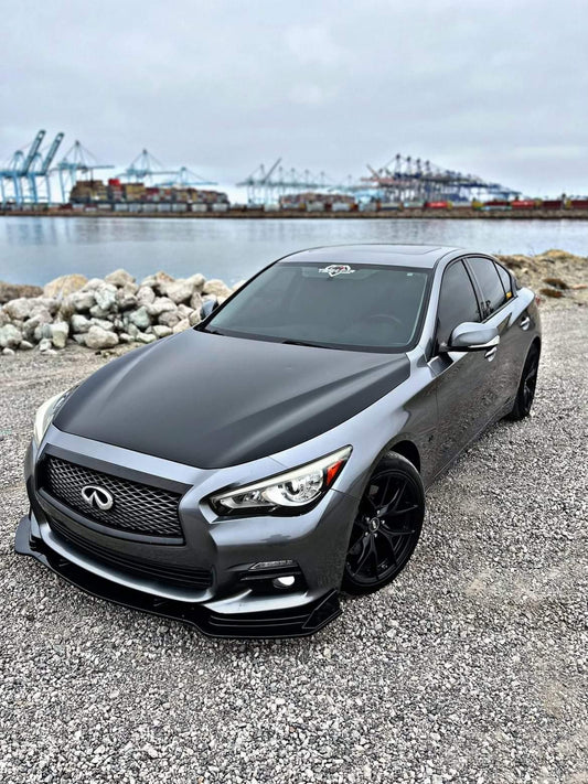 2014-2017 Q50 Front Lip Splitter (3-piece) - VQ Fanatics