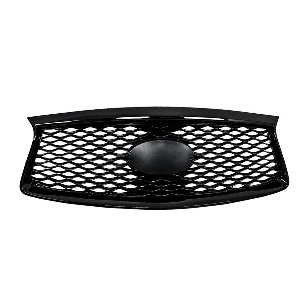 Gloss Black Upper Grill for 2016-2020 INFINITI QX60 (With Front Camera Option)