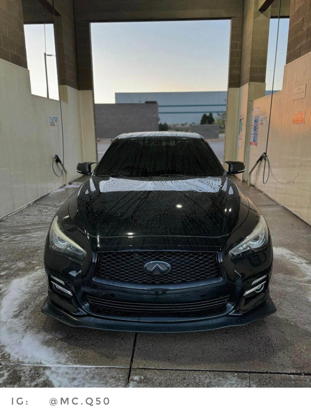 2014-2017 Q50 Base One-Piece Front Lip/Splitter v2 - VQ Fanatics