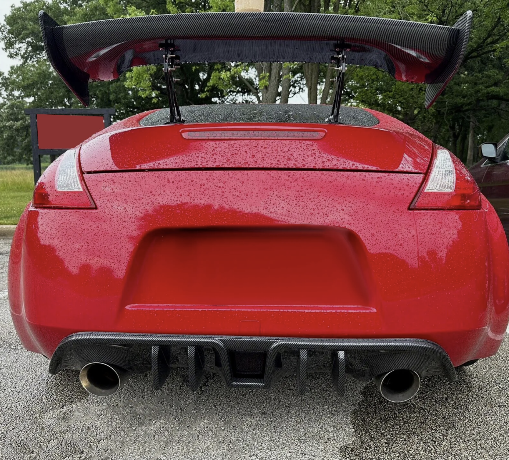 V1 JDM Diffuser for 2009-2020 Nissan 370z - VQ Fanatics