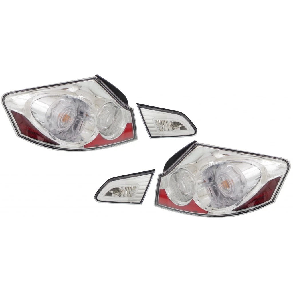 G25 Q40 G35 G37 Sedan Clear Taillights Set v1