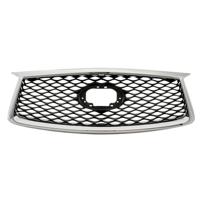 Chrome Upper Grill for 2019-2023 INFINITI QX50 (With Front Camera Option)