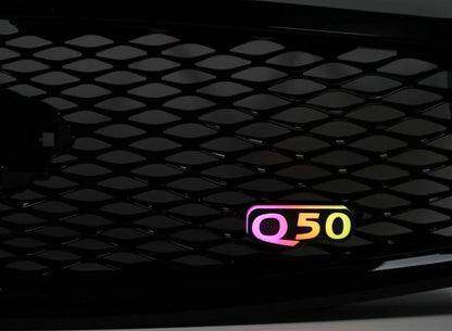 Q50 RGB Front Grill Badge