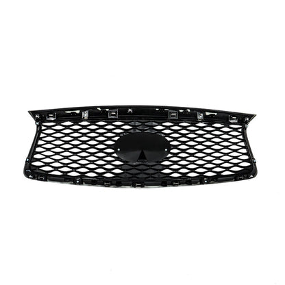 Gloss Black Upper Grill for 2016-2020 INFINITI QX60 (With Front Camera Option)