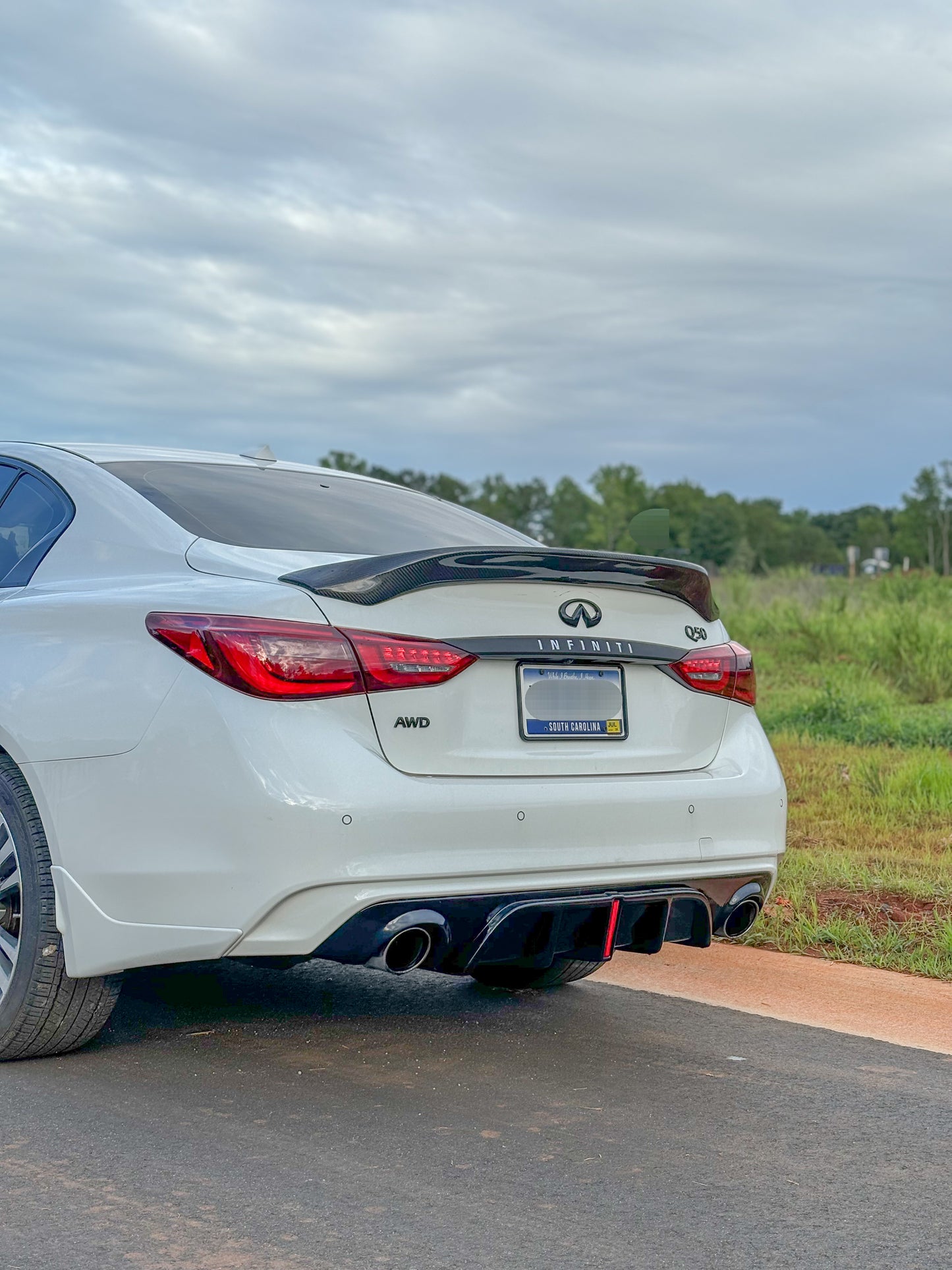 V2 Rear Diffuser for Infiniti Q50