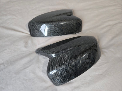 G37 Carbon Fiber M-Style Mirror Caps