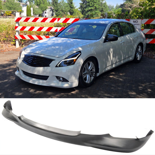 G37 Sedan OEM+ Style One-Piece Front Lip