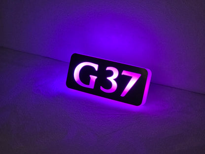 G37 RGB Front Grill Badge