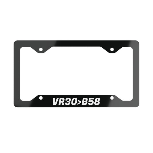 VR30>B58 License Plate Frame - VQ Fanatics
