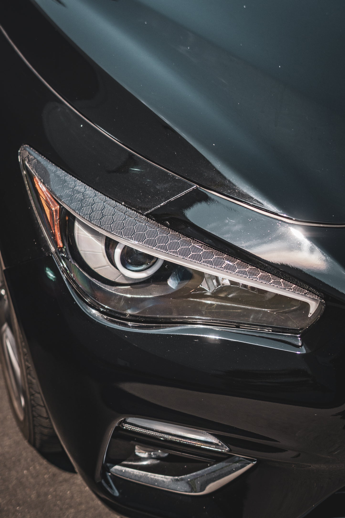 V2 Q50 Honeycomb Carbon Eyelids - VQ Fanatics