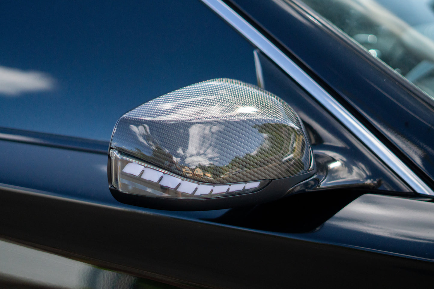 Q50 Q60 OEM+ Carbon Fiber Mirror Caps