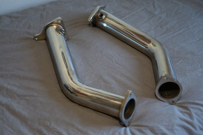 Q50 Q60 3.0t 2.75" Non-Resonated Lower Downpipes