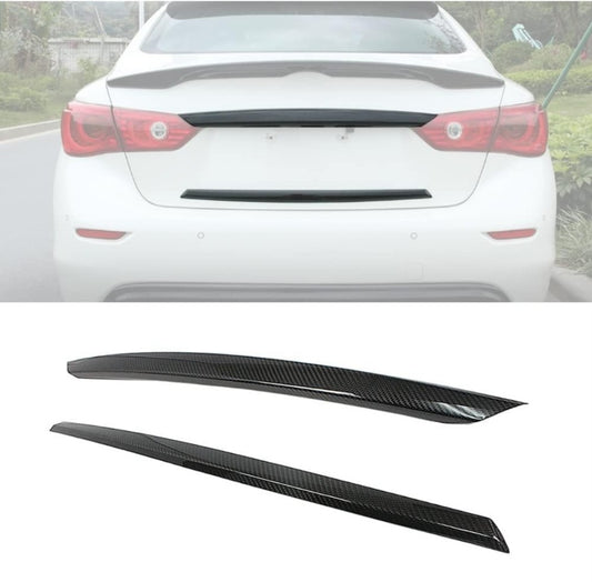 2014-2017 Q50 Carbon Fiber Trunk Trim Overlay - VQ Fanatics