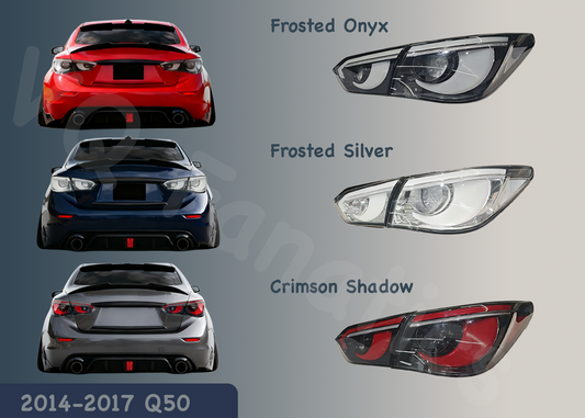 VQF3.0 Animated Sequential Tail Lights for INFINITI Q50 (Plug-and-Play)