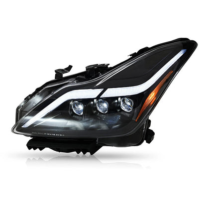 GTR Style LED Headlights for INFINITI G37 Q60 coupe (VQTR-37c)