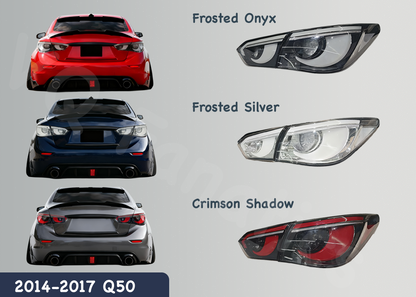 Infiniti Q50 Animated Sequential Tail Lights (Plug-and-Play)