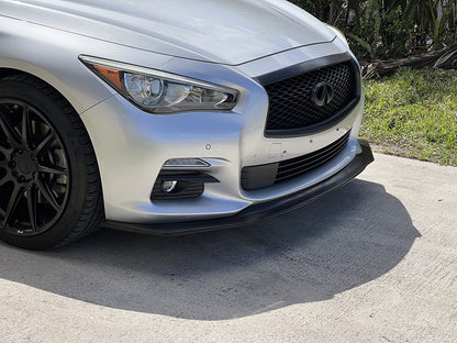 2014-2017 Q50 Base One-Piece Front Lip/Splitter v2 - VQ Fanatics