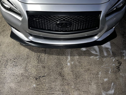 2014-2017 Q50 Base One-Piece Front Lip/Splitter v2 - VQ Fanatics