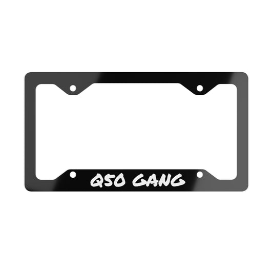 Q50 Gang License Plate Frame - VQ Fanatics