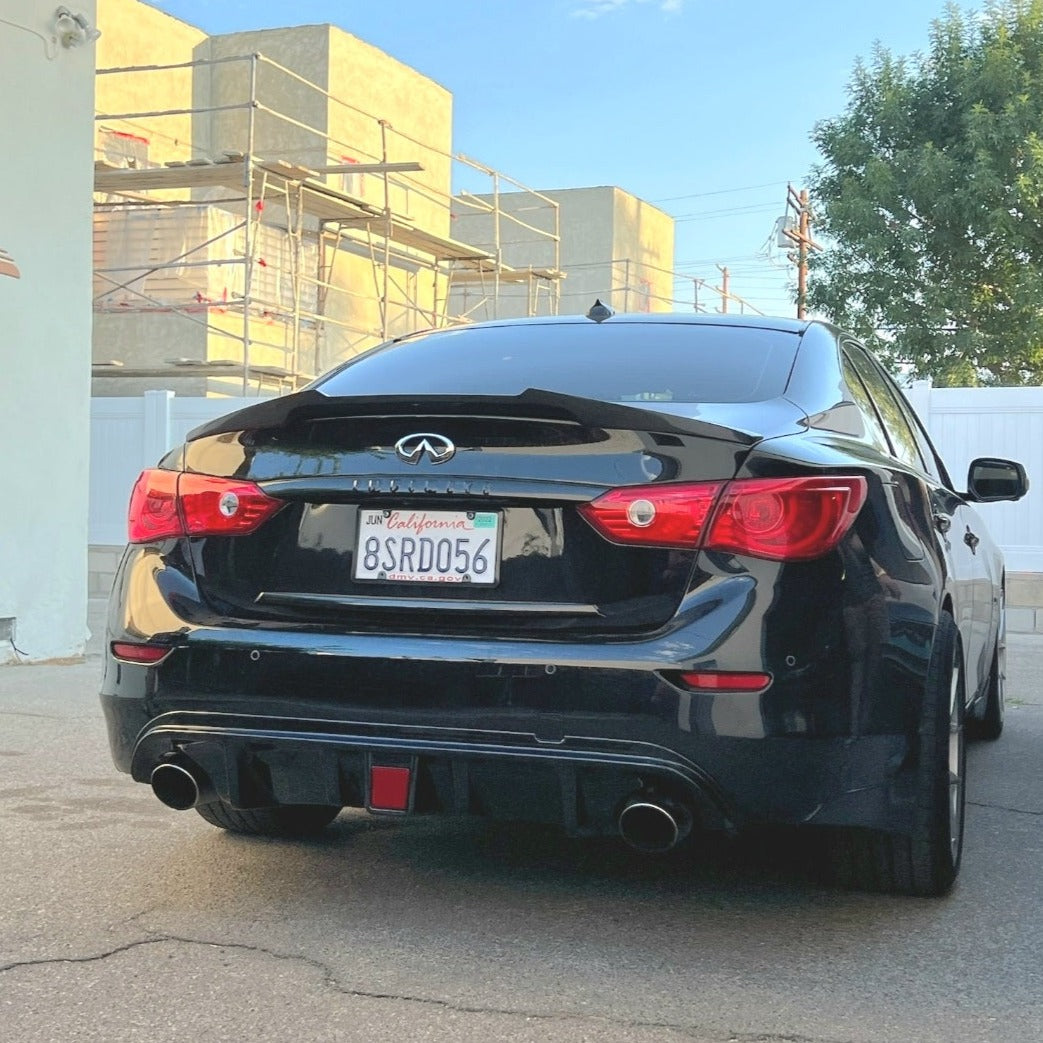 2014-17 Q50 F1 Diffuser (LED brake light) - VQ Fanatics