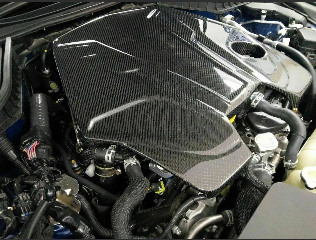 VR30 Q50 Q60 3.0t Carbon Fiber Engine Cover - VQ Fanatics