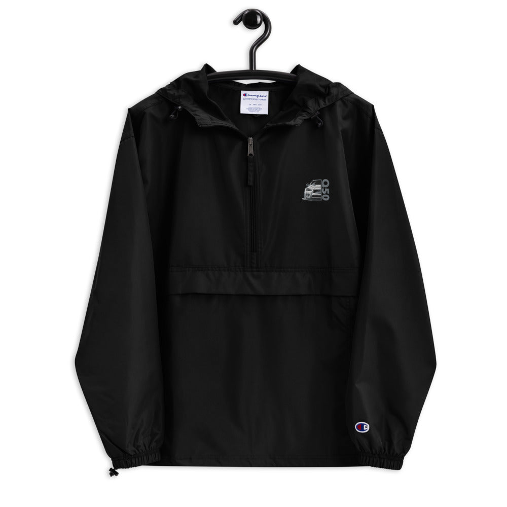 Embroidered Champion Packable Windbreaker Jacket - VQ Fanatics