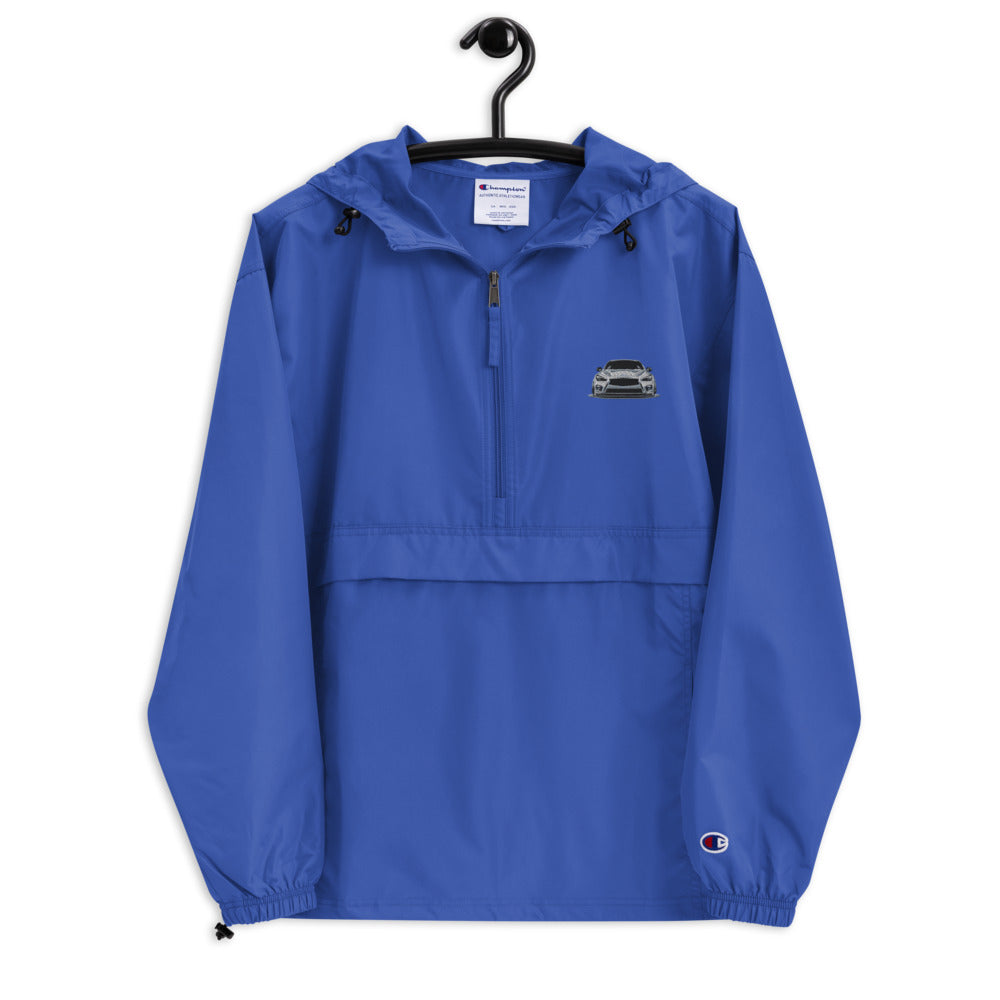 Q50 Embroidered Champion Packable Jacket Windbreaker - VQ Fanatics