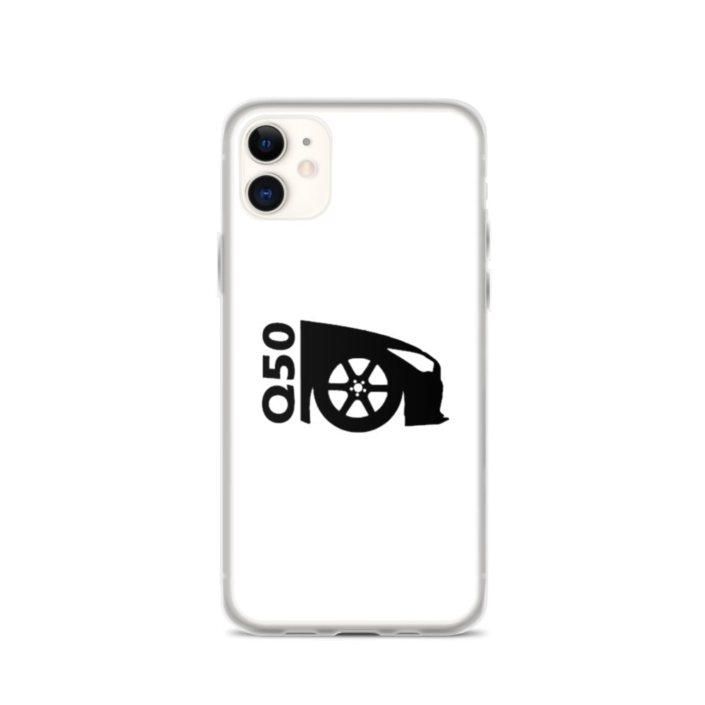 Q50 iPhone Case White - VQ Fanatics