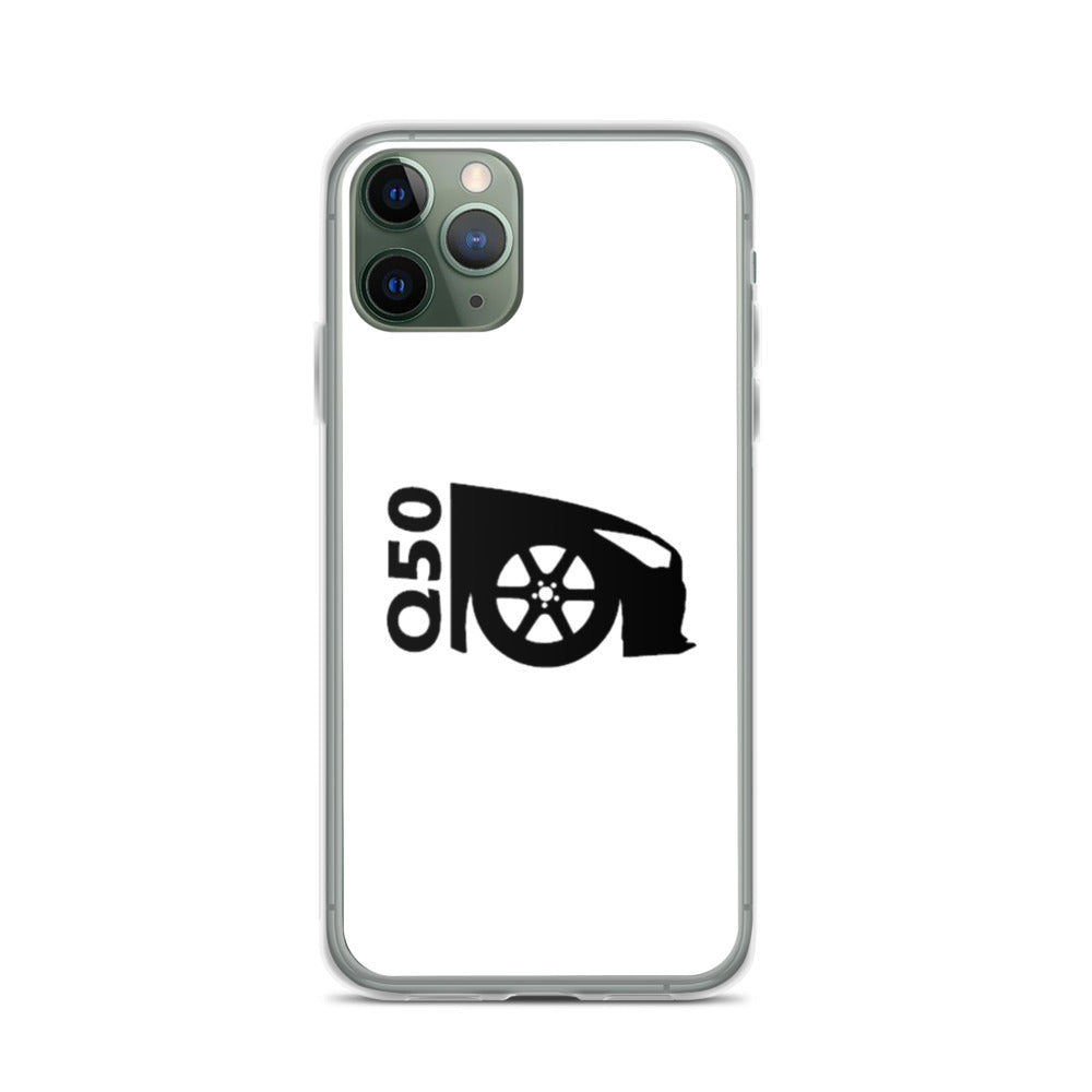 Q50 iPhone Case White - VQ Fanatics