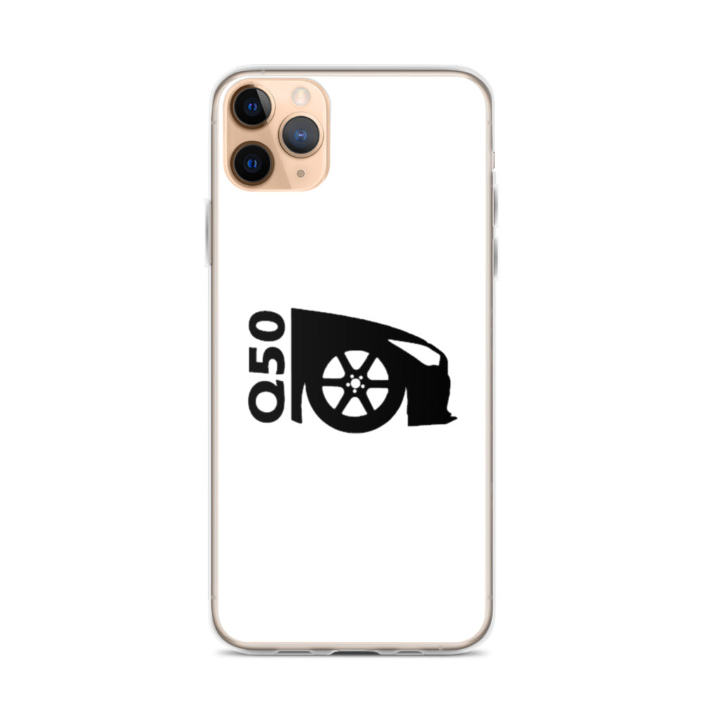 Q50 iPhone Case White - VQ Fanatics