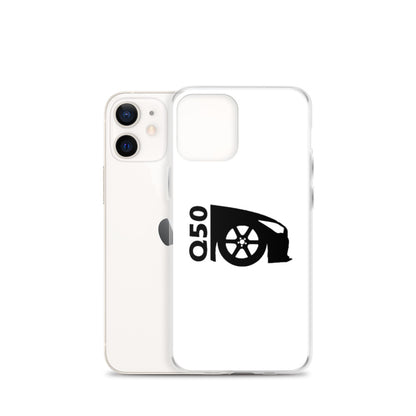 Q50 iPhone Case White - VQ Fanatics