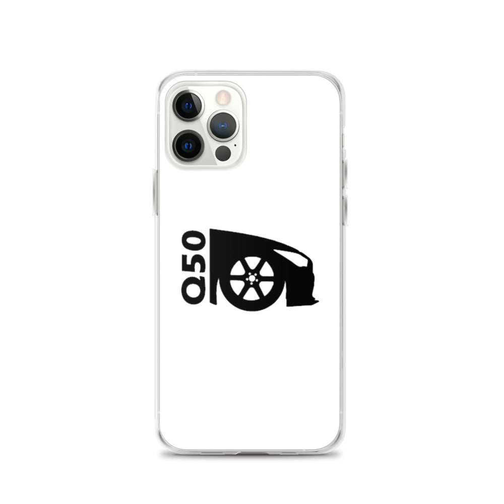 Q50 iPhone Case White - VQ Fanatics